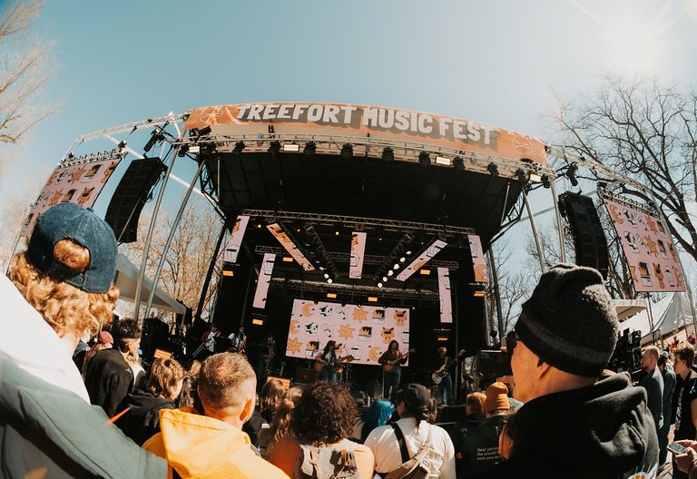 Crowd at Treefort Music Fest