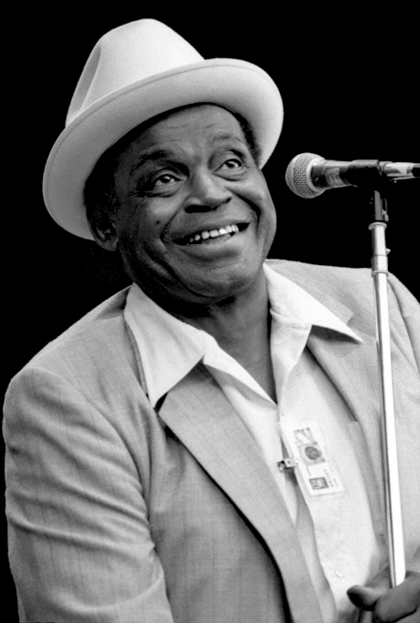 Willie Dixon at the Monterey Jazz Festival, 1981. Photo by Brian McMillen, CC BY-SA 3.0, via Wikimedia Commons.